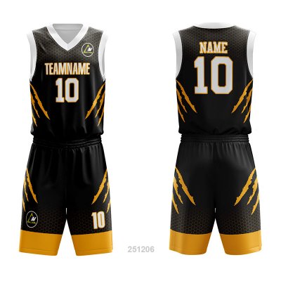Customized Full Sublimation Basketball Uniform BU110