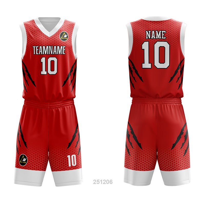 Customized Full Sublimation Basketball Uniform BU108