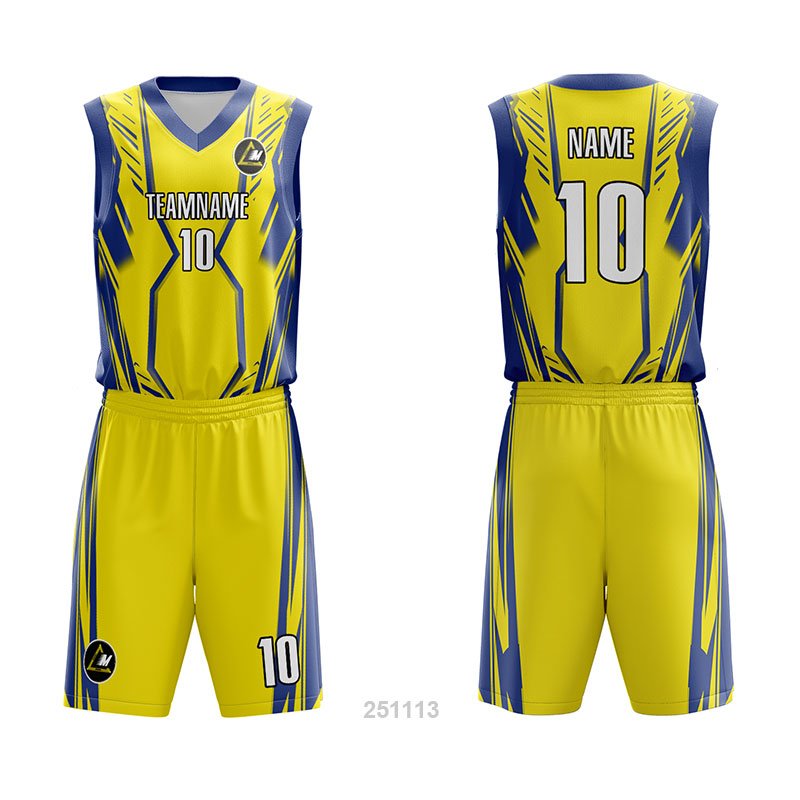 Customized Full Sublimation Basketball Uniform BU096