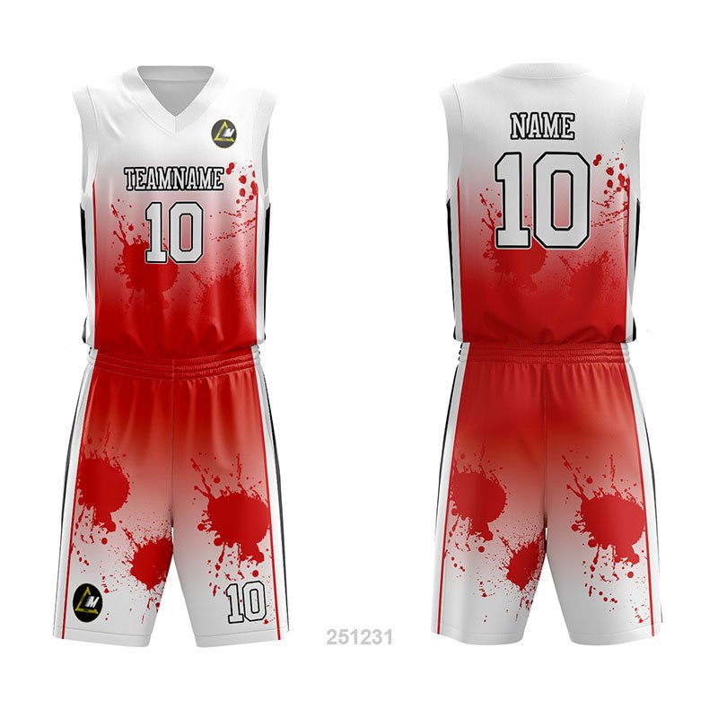 Customized Full Sublimation Basketball Uniform BU122