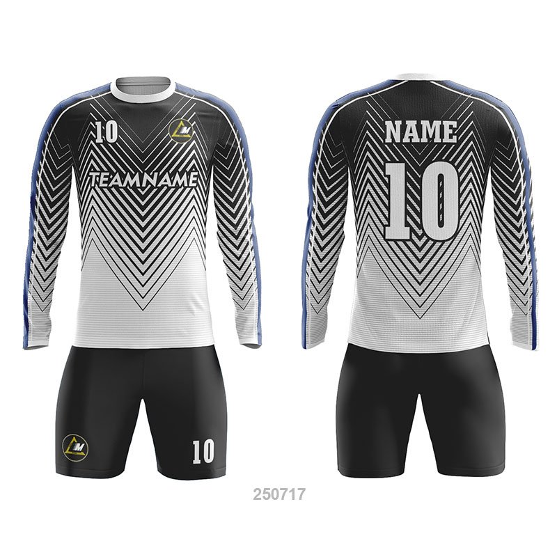 Customized Full Sublimation Long Sleeves Soccer Uniform SU245