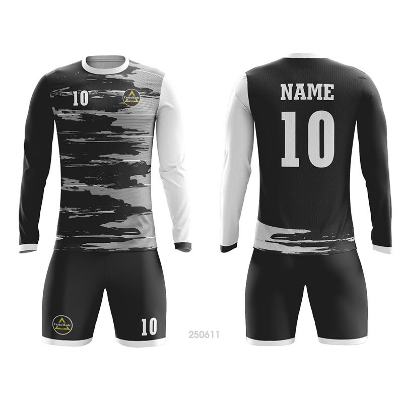Customized Full Sublimation Long Sleeves Soccer Uniform SU242