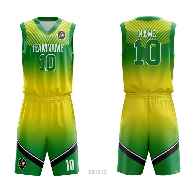 Customized Full Sublimation Basketball Uniform BU112