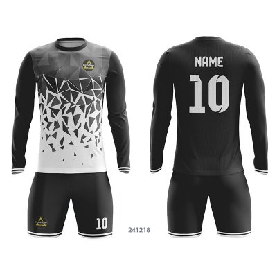 Customized Full Sublimation Long Sleeves Soccer Jersey SJ148
