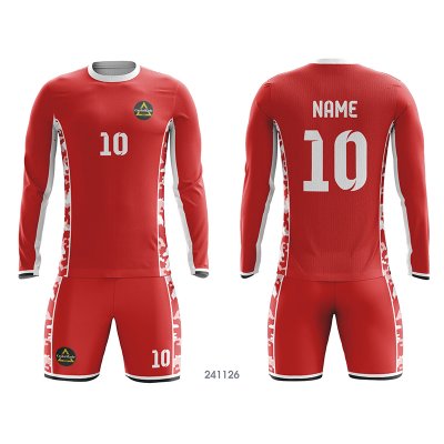 Customized Full Sublimation Long Sleeves Soccer Jersey SJ158