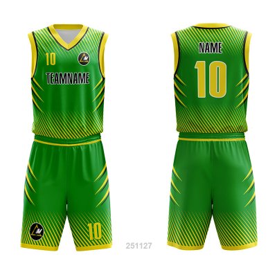 Customized Full Sublimation Basketball Uniform BU105