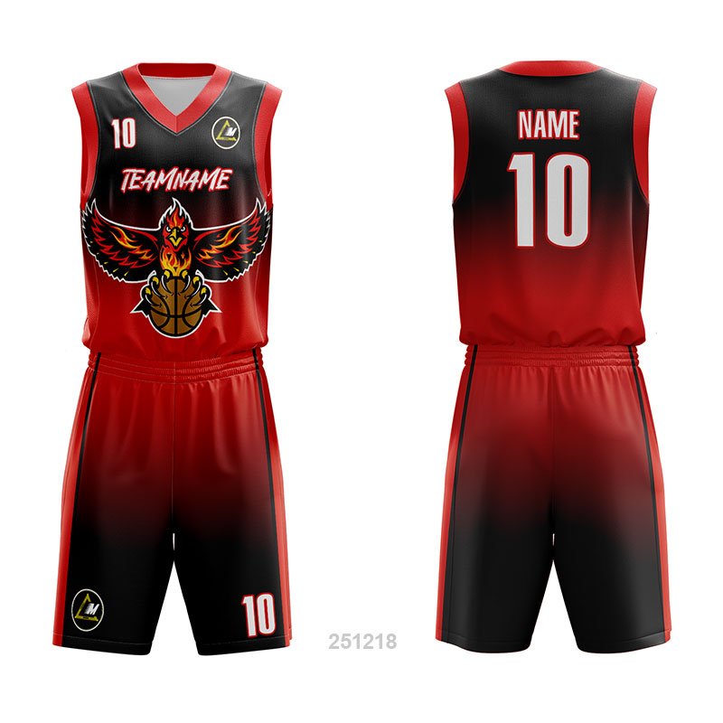 Customized Full Sublimation Basketball Uniform BU116