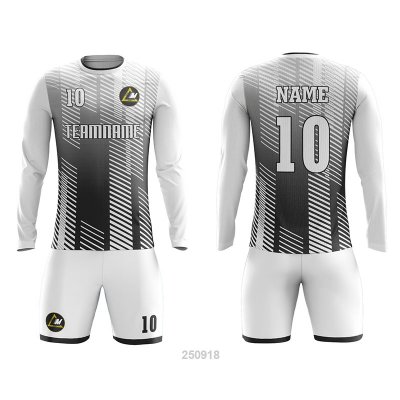 Customized Full Sublimation Long Sleeves Soccer Uniform SU362
