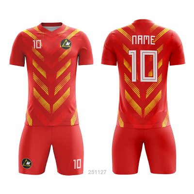 Customized Full Sublimation Soccer Uniform SU290