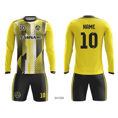 Customized Full Sublimation Long Sleeves Soccer Jersey SJ150