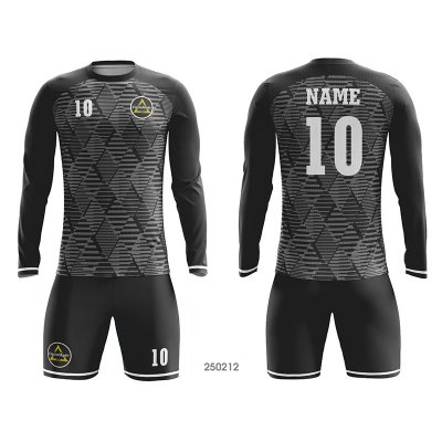Customized Full Sublimation Long Sleeves Soccer Jersey SJ190