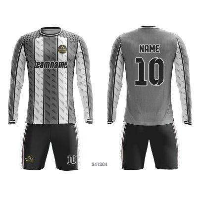 Customized Full Sublimation Long Sleeves Soccer Jersey SJ154