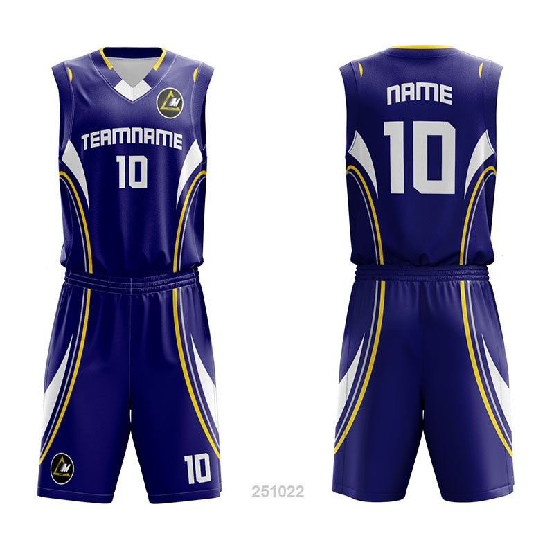 Customized Full Sublimation Basketball Uniform BU084