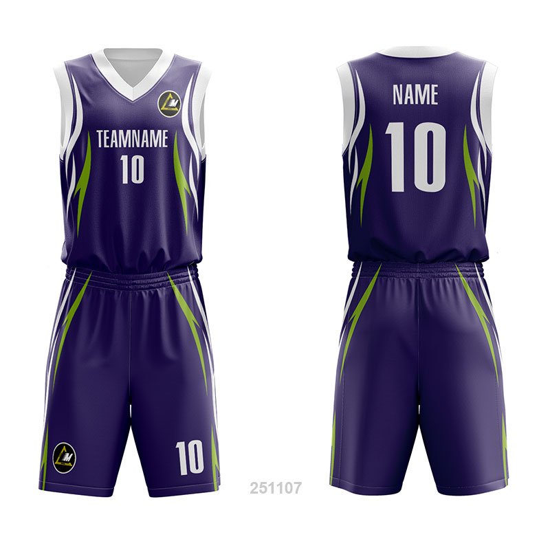 Customized Full Sublimation Basketball Uniform BU093