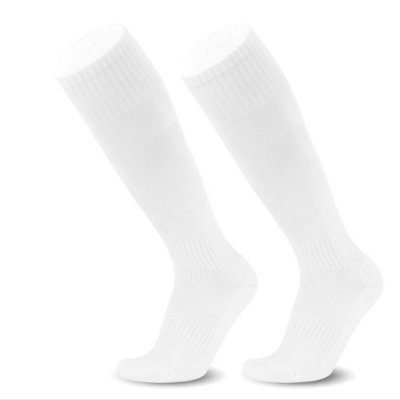 Professional Long Soccer White Socks 001