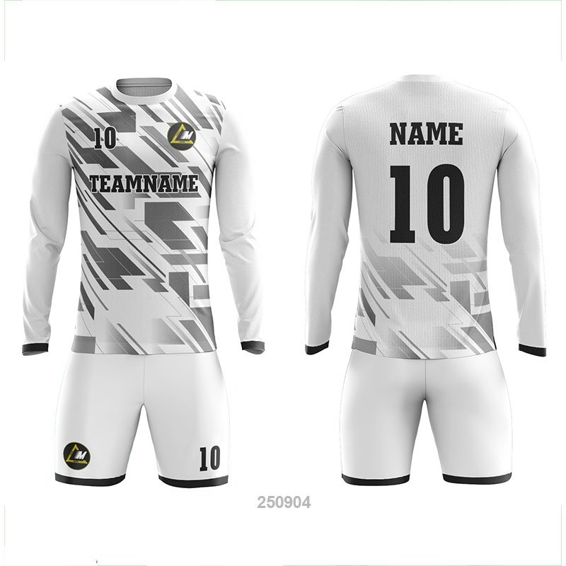 Customized Full Sublimation Long Sleeves Soccer Uniform SU360