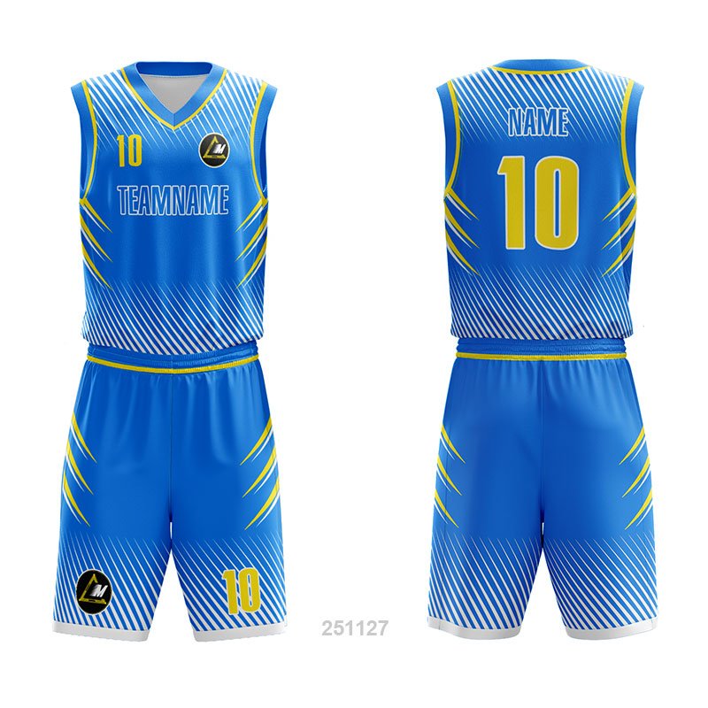 Customized Full Sublimation Basketball Uniform BU104