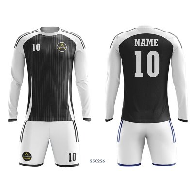 Customized Full Sublimation Long Sleeves Soccer Jersey SJ192