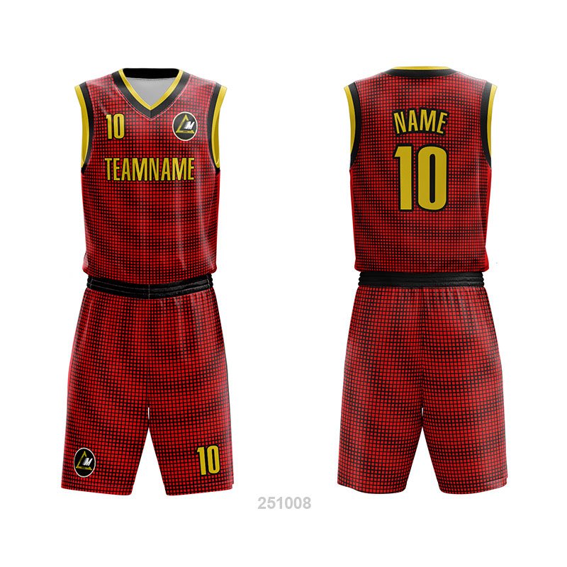 Customized Full Sublimation Basketball Uniform BU079