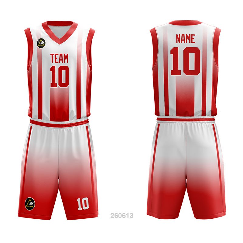 Customized Full Sublimation Basketball Uniform BU186