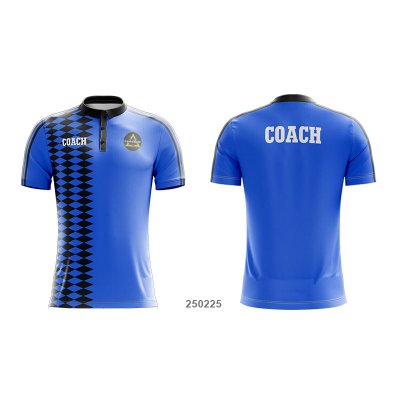 Customized Full Sublimation Polo Coach Shirts 009