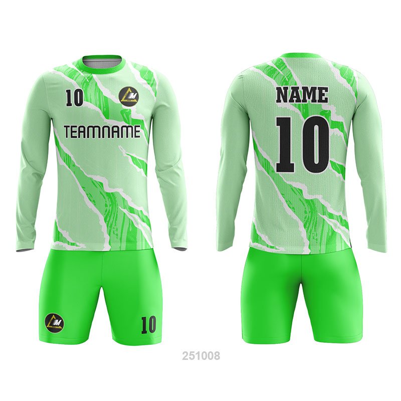 Customized Full Sublimation Long Sleeves Soccer Uniform SU365