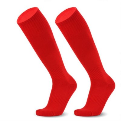 Professional Long Soccer Red Socks 007