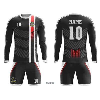 Customized Full Sublimation Long Sleeves Soccer Jersey SJ189
