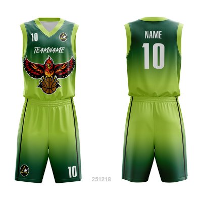 Customized Full Sublimation Basketball Uniform BU117