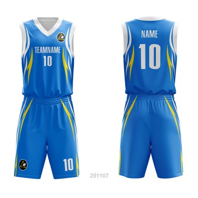 Customized Full Sublimation Basketball Uniform BU094