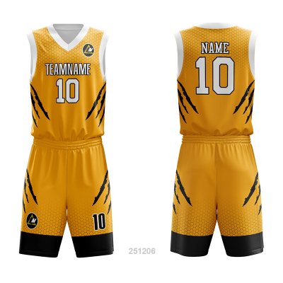 Customized Full Sublimation Basketball Uniform BU107