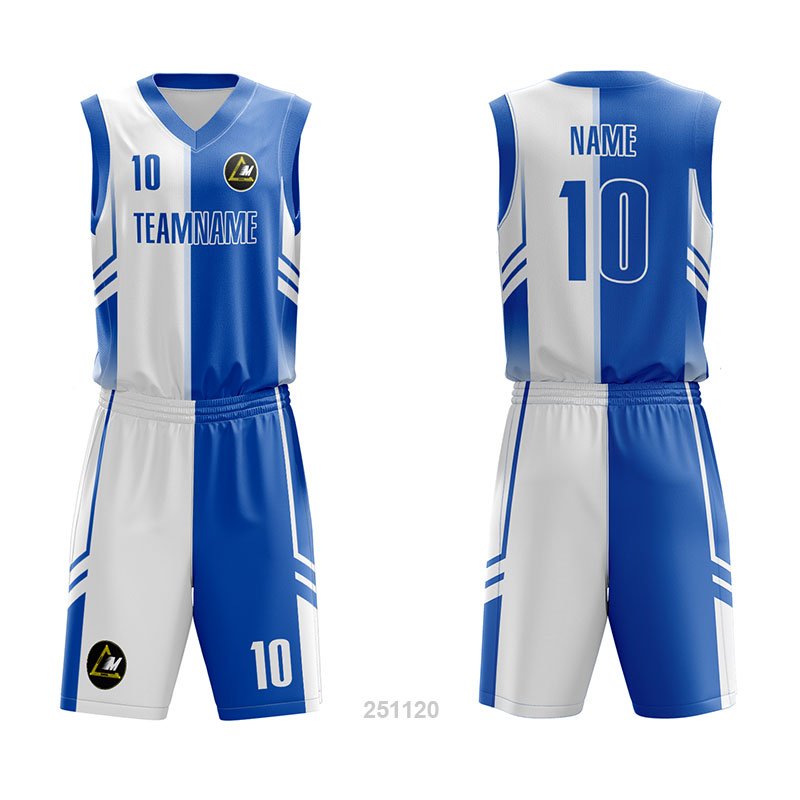 Customized Full Sublimation Basketball Uniform BU100