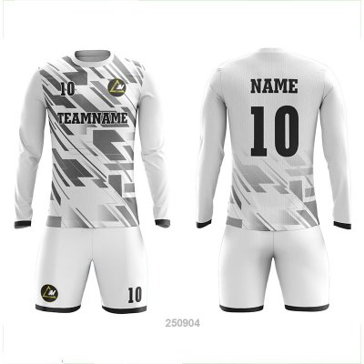 Customized Full Sublimation Long Sleeves Soccer Uniform SU360