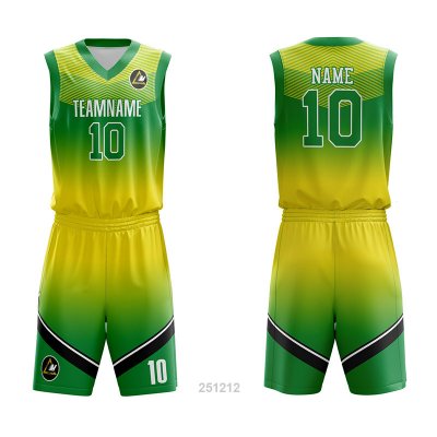 Customized Full Sublimation Basketball Uniform BU112