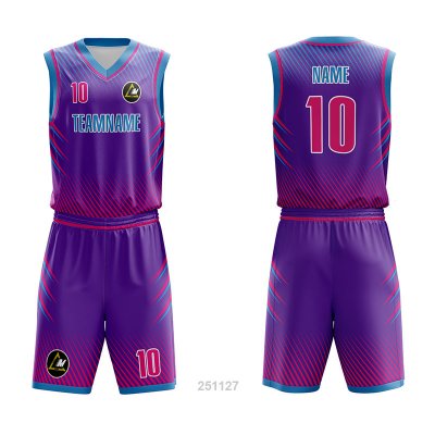 Customized Full Sublimation Basketball Uniform BU106