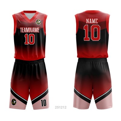 Customized Full Sublimation Basketball Uniform BU111