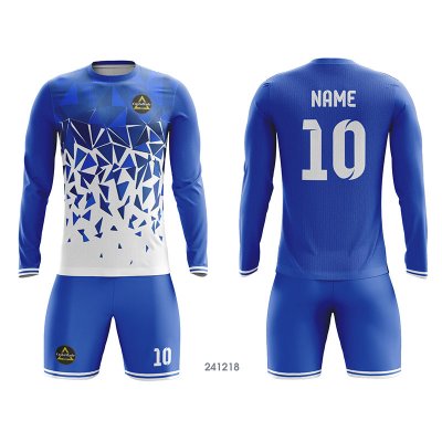 Customized Full Sublimation Long Sleeves Soccer Jersey SJ149