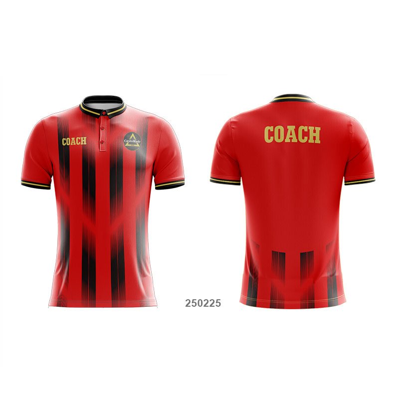Customized Full Sublimation Polo Coach Shirts 010