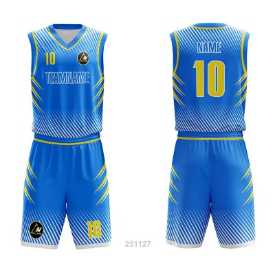 Customized Full Sublimation Basketball Uniform BU104