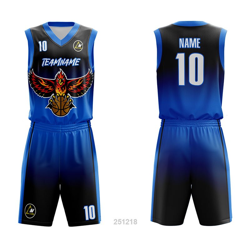 Customized Full Sublimation Basketball Uniform BU115