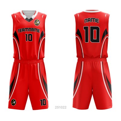 Customized Full Sublimation Basketball Uniform BU086