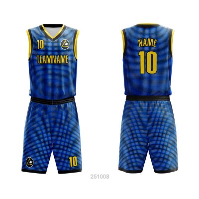 Customized Full Sublimation Basketball Uniform BU082