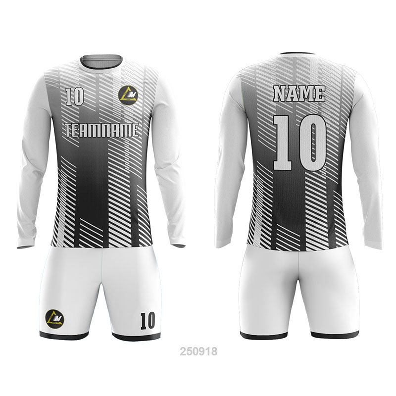 Customized Full Sublimation Long Sleeves Soccer Uniform SU362