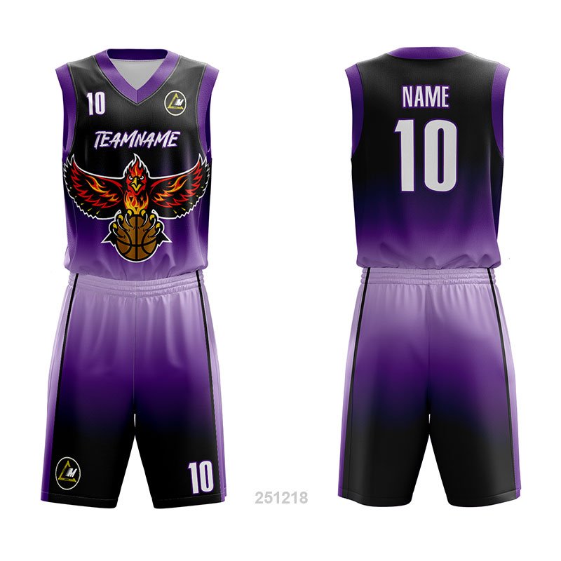 Customized Full Sublimation Basketball Uniform BU118