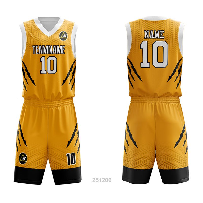 Customized Full Sublimation Basketball Uniform BU107