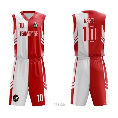 Customized Full Sublimation Basketball Uniform BU101