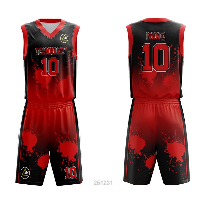 Customized Full Sublimation Basketball Uniform BU121