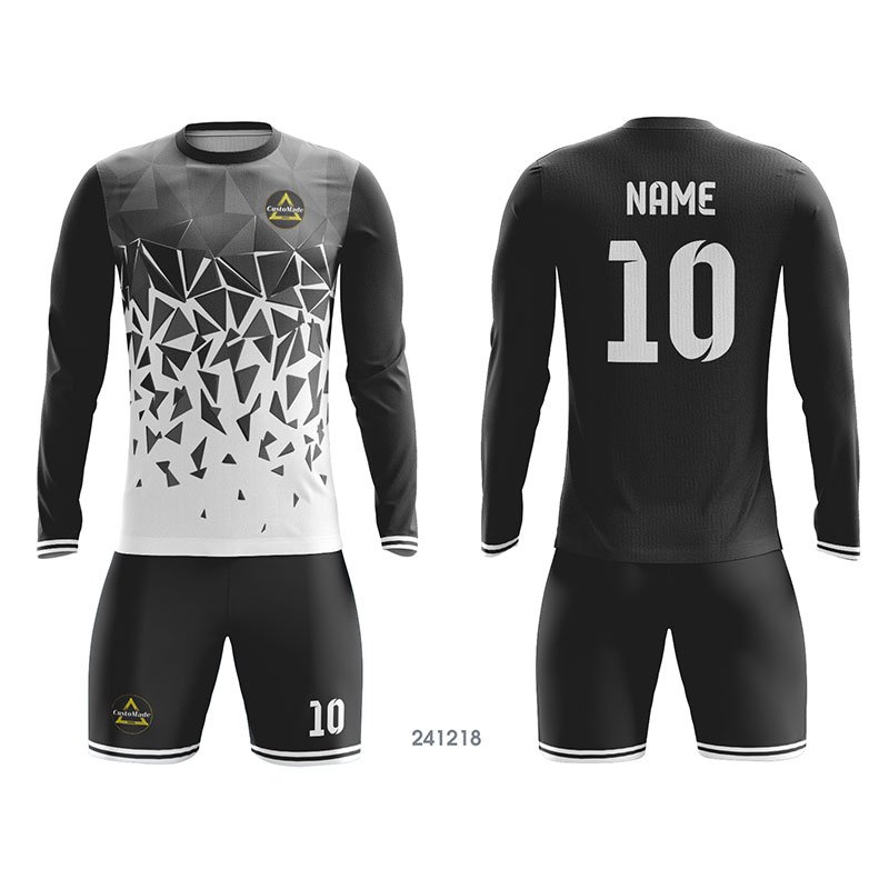 Customized Full Sublimation Long Sleeves Soccer Jersey SJ148