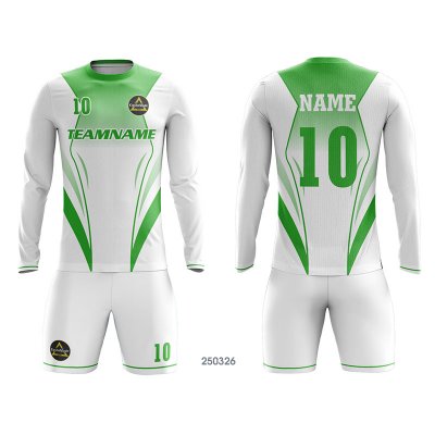 Customized Full Sublimation Long Sleeves Soccer Jersey SJ193