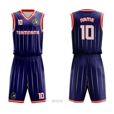 Customized Full Sublimation Basketball Uniform BU075